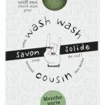WASH WASH COUSIN savon menthe verte (100g)