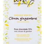 TOHI choco noir citron-gingembre FT (70g)