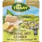 DE TRAAY Miel avec gingembre bio (350g)