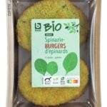 B BIO burger d'épinards (4x80g)