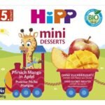 HIPP pomme-pêche-mangue 4-36M bio 4x100g