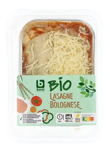 BONI BIO lasagne bolognaise 400g
