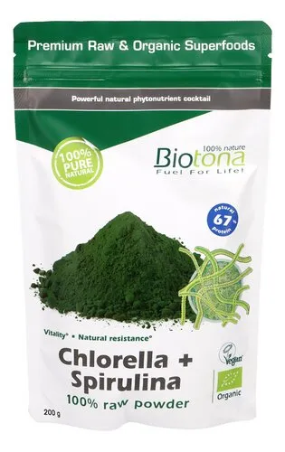 BIOTONA Chlorella+Spirulina Bio 200g