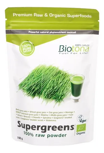 BIOTONA Supergreens poudre Bio 150g