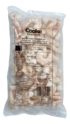 MORUBEL Crevettes décor.blanch.BIO 500g