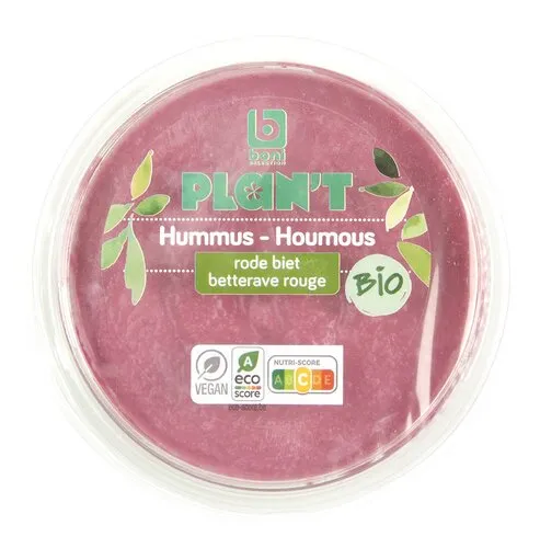 BONI PLAN'T Houmous Bett.Rouge Bio 200g