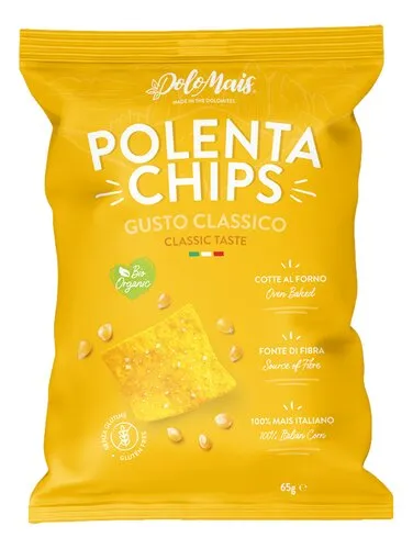 Dolomais Chips de polenta classique 65g Sachet