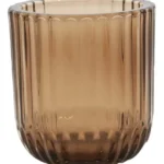 POINT-VIRGULE photophore verre d9cm bleu