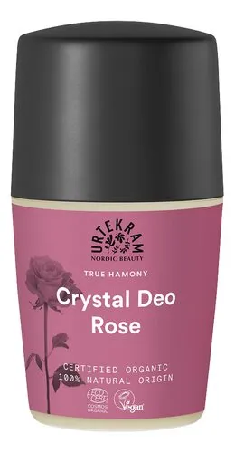 URTEKRAM déo crystal roll-on rose 50ml (1pc)