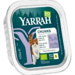 YARRAH chat chunks dinde&poulet bio 100g