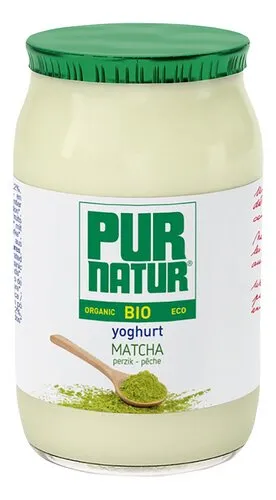 PUR NATUR Yaourt Matcha Pêche bio 150g