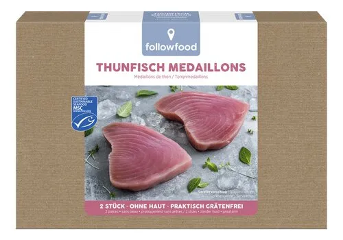 FOLLOWFOOD Médaillons thon MSC 250g