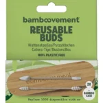 BAMBOOVEMENT cotons-tige réutilisab. 2pc
