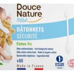 DOUCE NATURE cotons-tiges pour bébé 60pc (1pc)