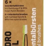 HYDROPHIL tandenr.0.4mm poign.bamb. 6pc (1pc)
